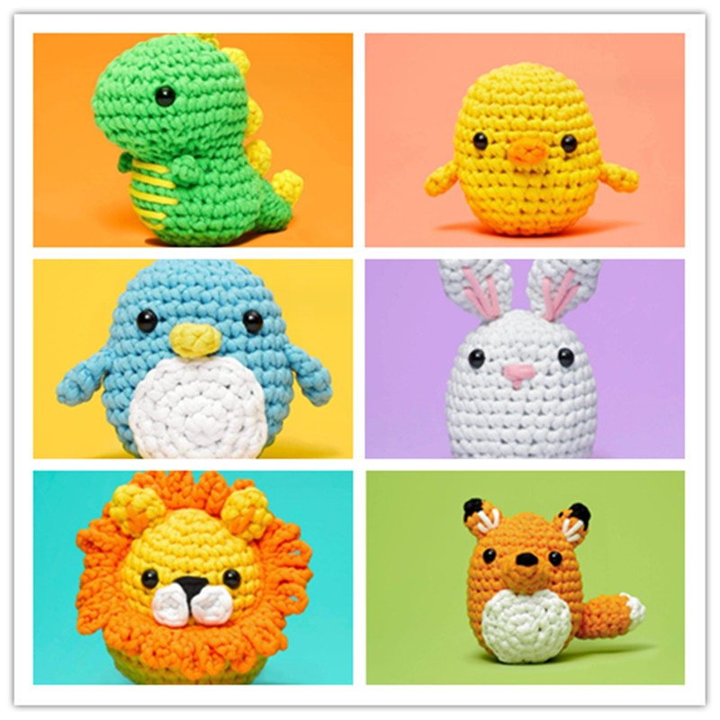 Beginner Crochet Kit - DIY Amigurumi Starter Set
